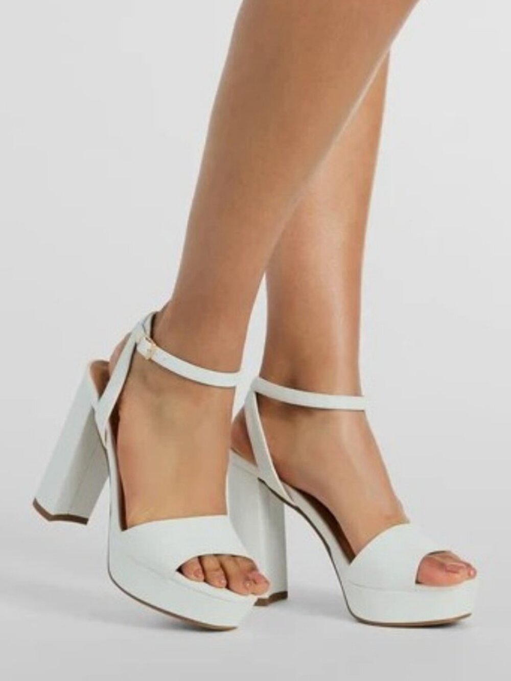 White platform heels from Windsor
